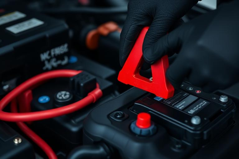 Dépannage batterie voiture à plat et démarrage de secours – Hem